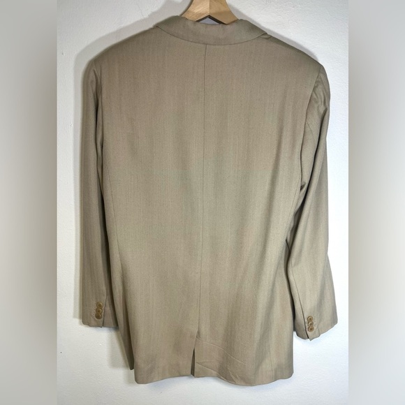 J. Crew Vintage Green Tag  Wool Blend Herringbone Women’s Jacket Blazer 
Size 8 - Picture 4 of 8